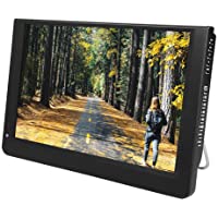 Garsent TV Digital portátil de 12 Pulgadas- DVB-T-T2 1080P 16: 9 LED Mini TV Compatible con Puerto VGA-AV-HDMI-USB-SD…
